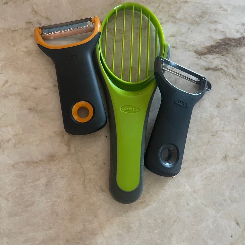 OXO good grips Y-peelers and avocado cutter
